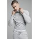 SikSilk L/S Turtle Neck Gym  - Grey Marl